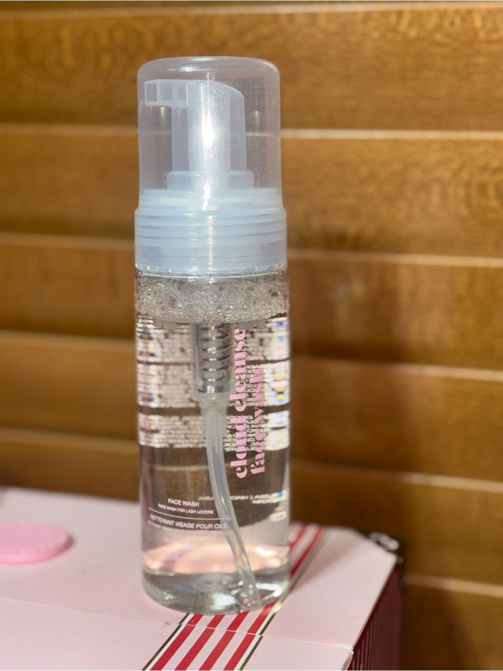 JB Lashes Cloud Cleanse foaming lash and face wash